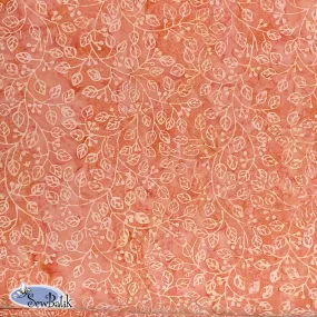 115" Wide Batik - Violetta - Coral Peach