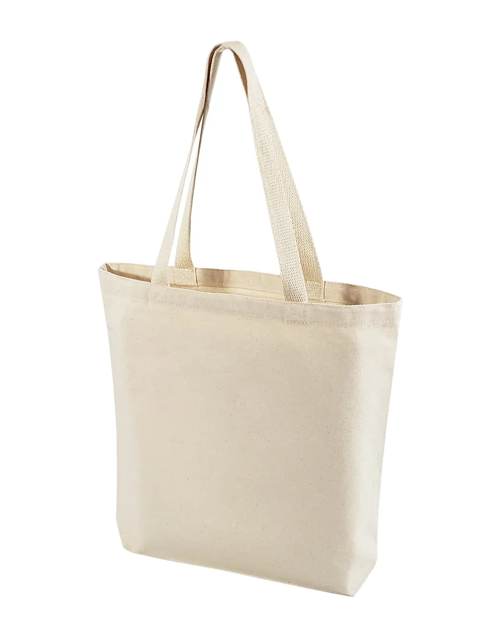 12 ct High Quality Promotional Canvas Tote Bags w/Gusset - By Dozen