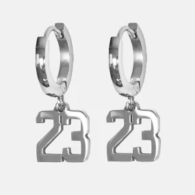 23 Number Earring - Stainless Steel