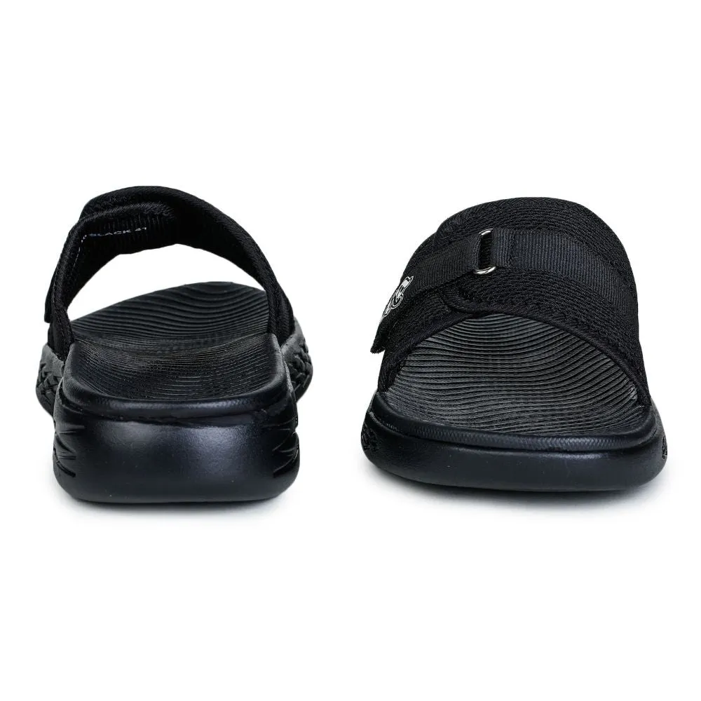 A-HA By Liberty Black Slides For Men IMPACT-10