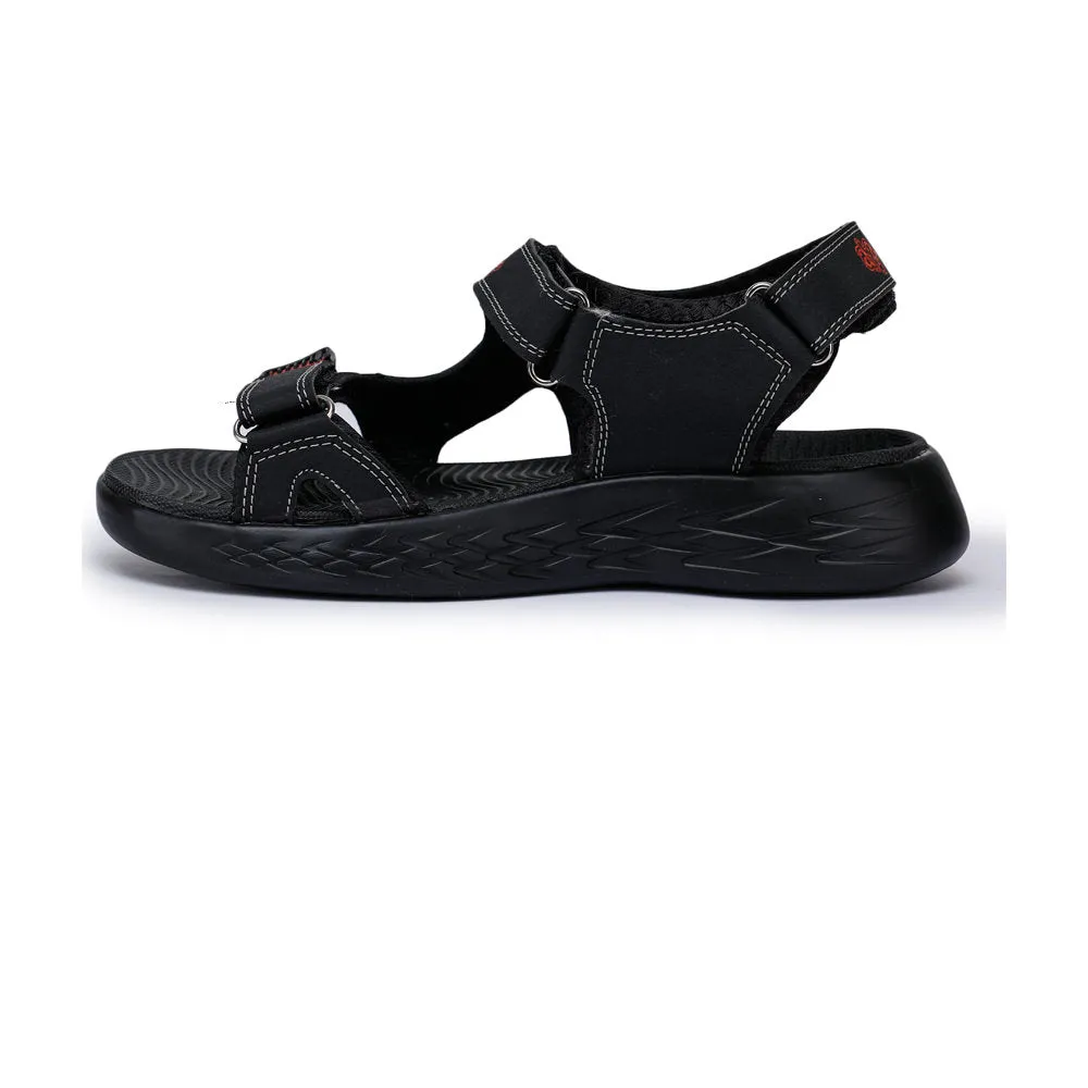 A-HA Casual Black Sandals For Men IMPACT-9 By Liberty