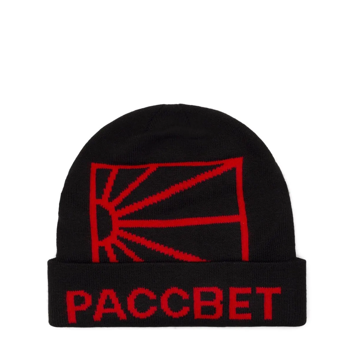 ACRYLIC LOGO BEANIE KNIT