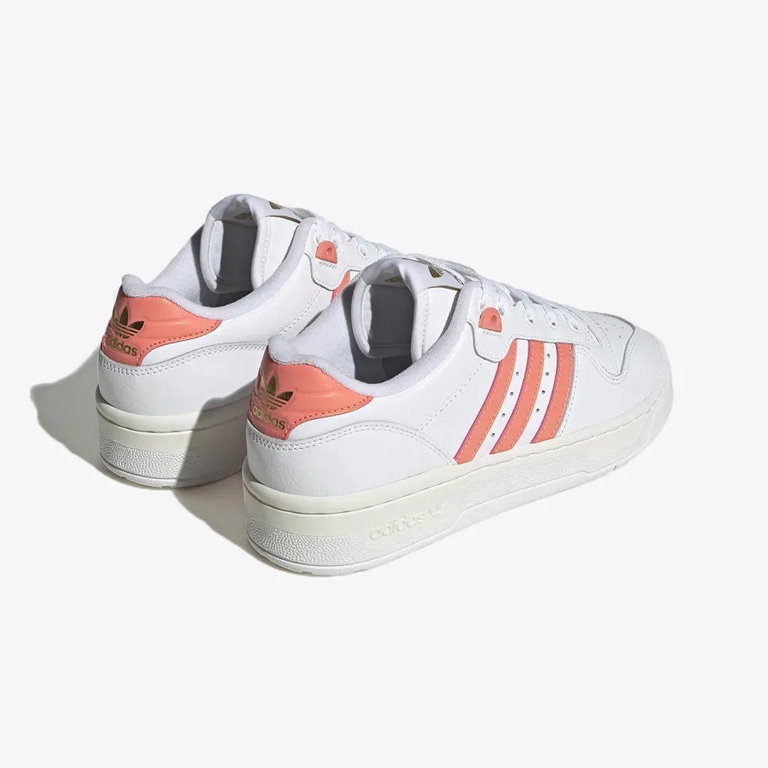 Adidas Originals | WMN'S RIVALRY LOW  { WHITE/GOLD METALLIC