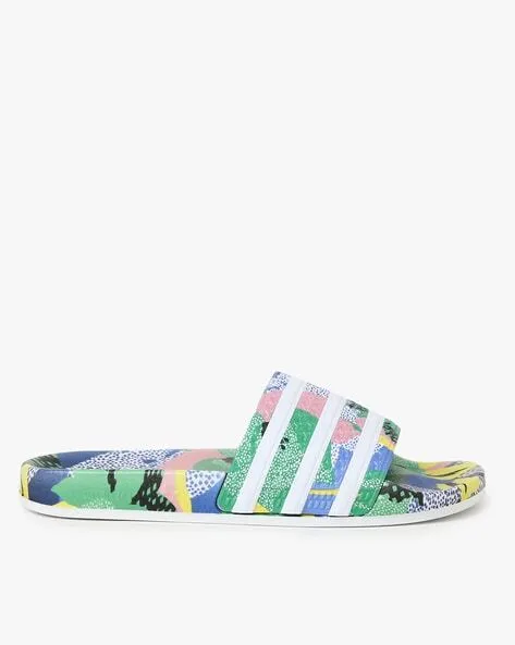 Adilette Printed Flat Sliders-fw2529