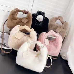 AG Collective Fashionable Fluffy Women's Handbag