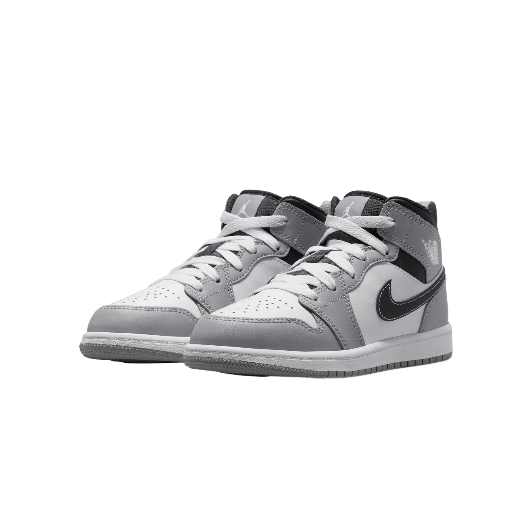 Air Jordan 1 Mid Light Smoke Grey "Anthracite" (Infant & Kids)