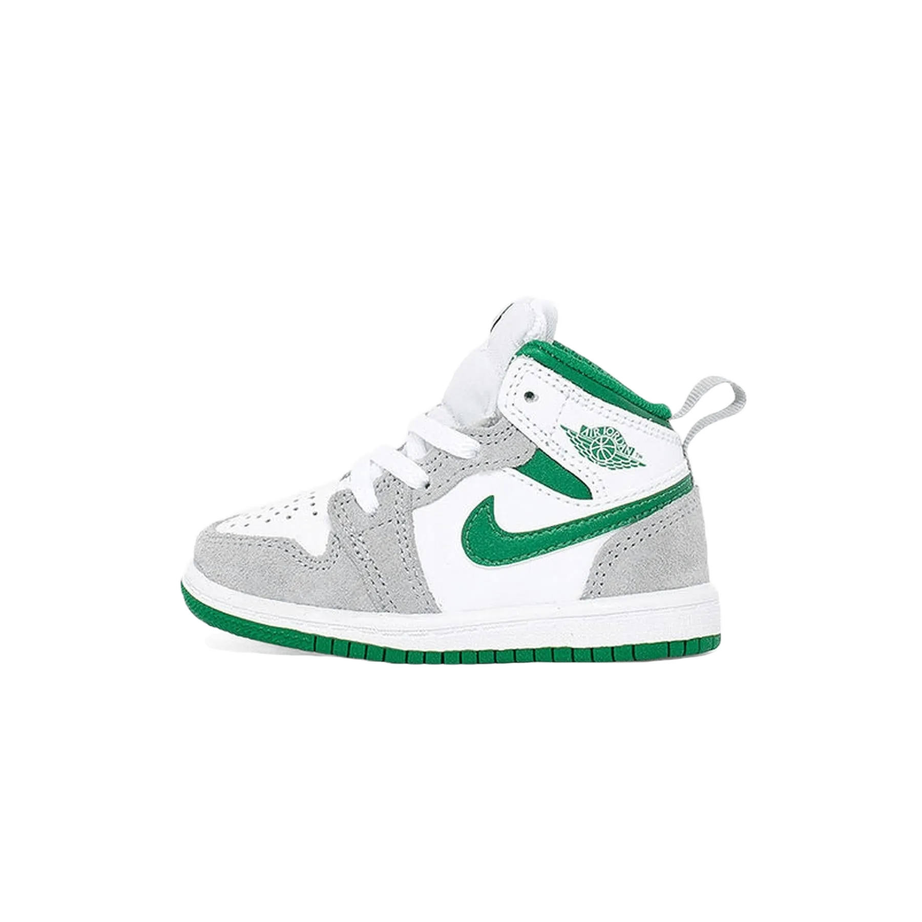 Air Jordan 1 Mid SE 'Grey Pine Green' (Infant & Kids)