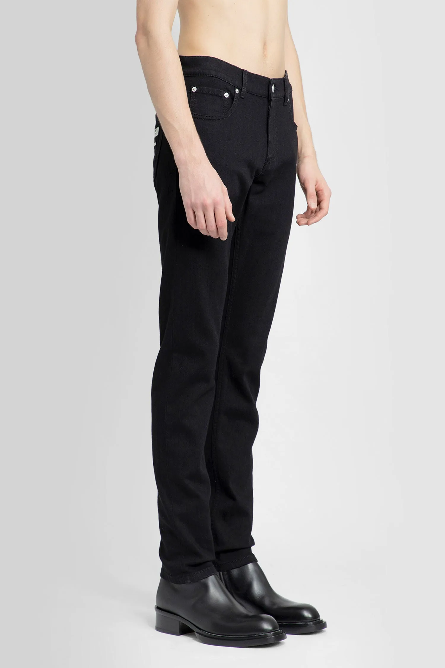 ALEXANDER MCQUEEN MAN BLACK JEANS