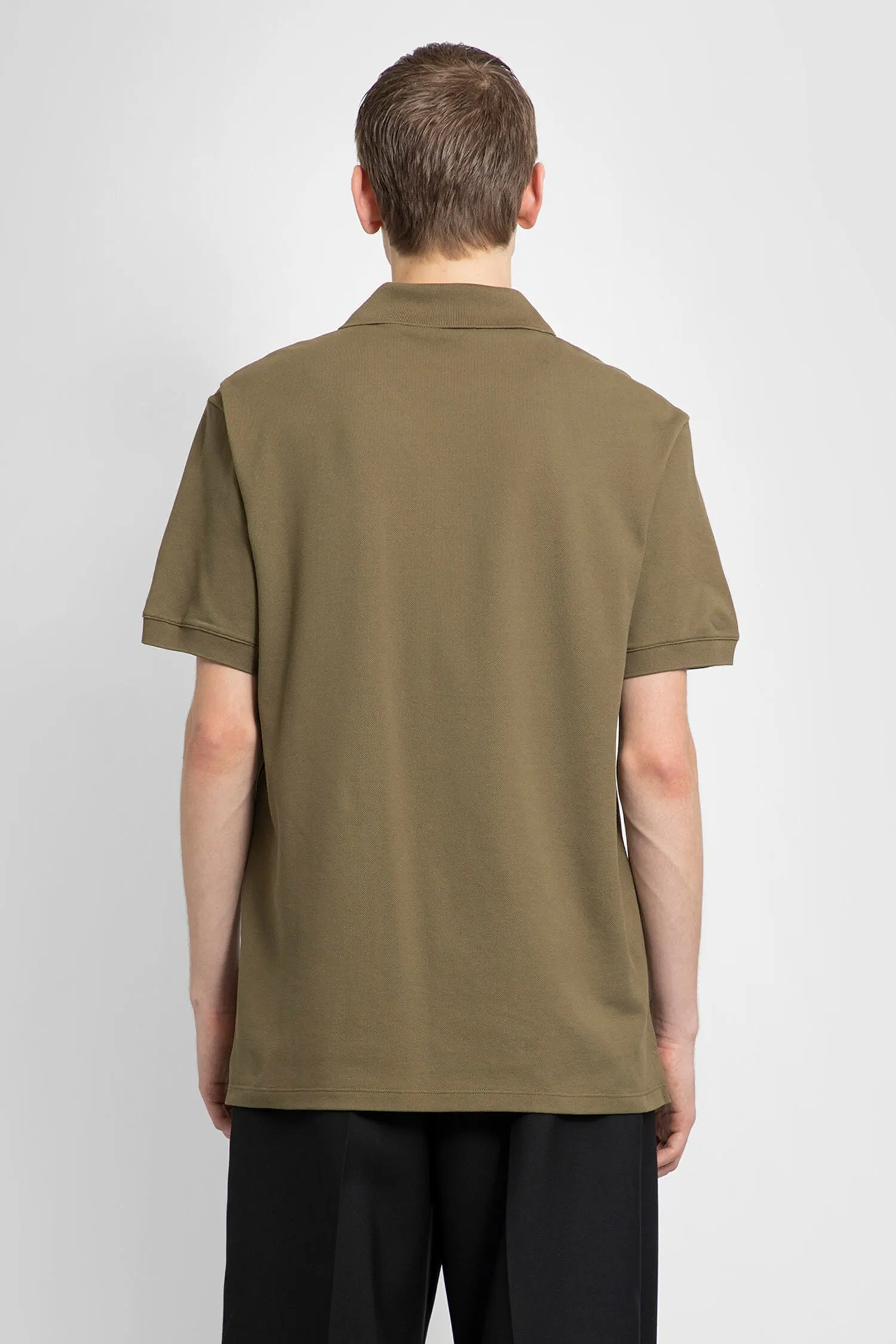 ALEXANDER MCQUEEN MAN GREEN T-SHIRTS & TANK TOPS