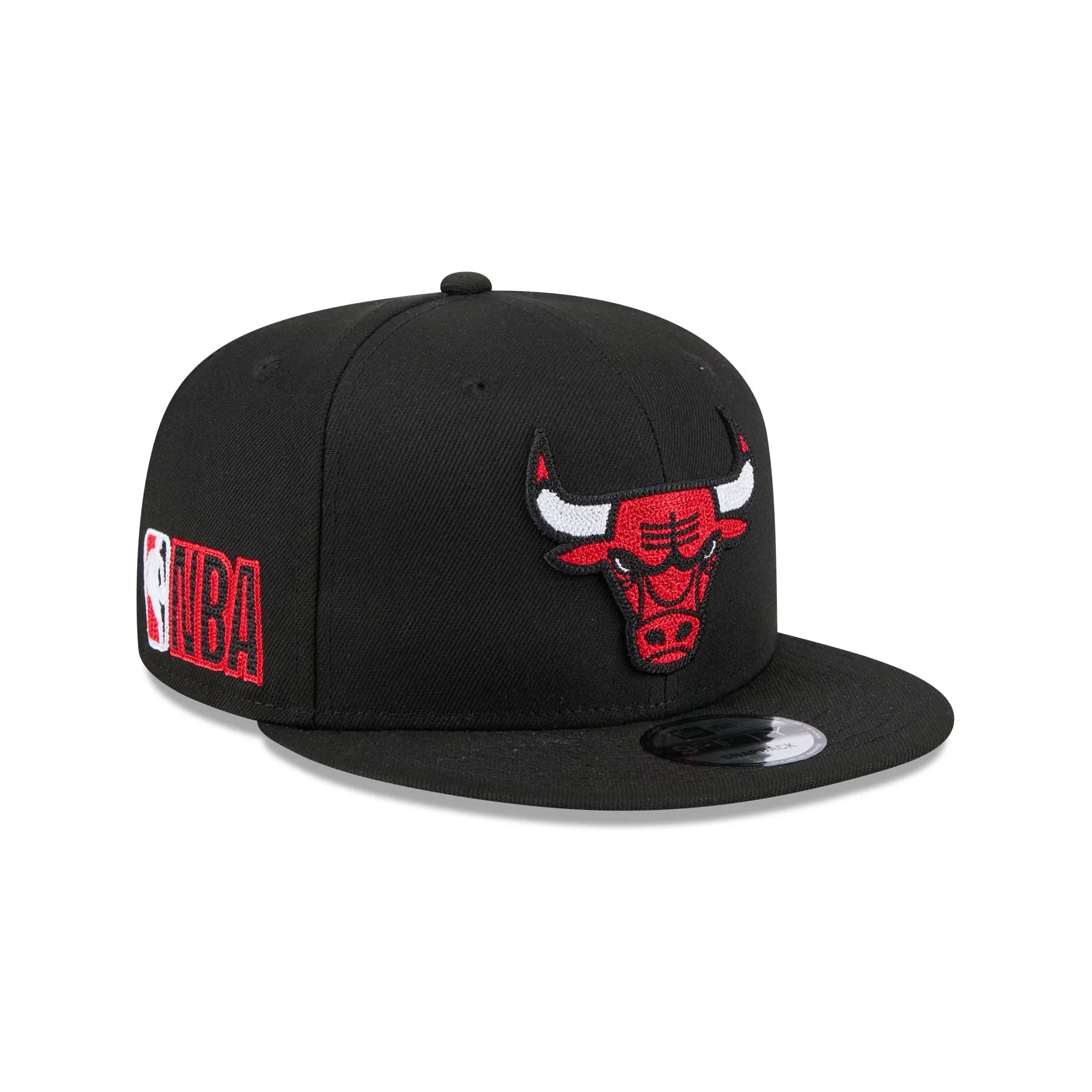 Alpha Industries x Chicago Bulls Black 9FIFTY Snapback Hat