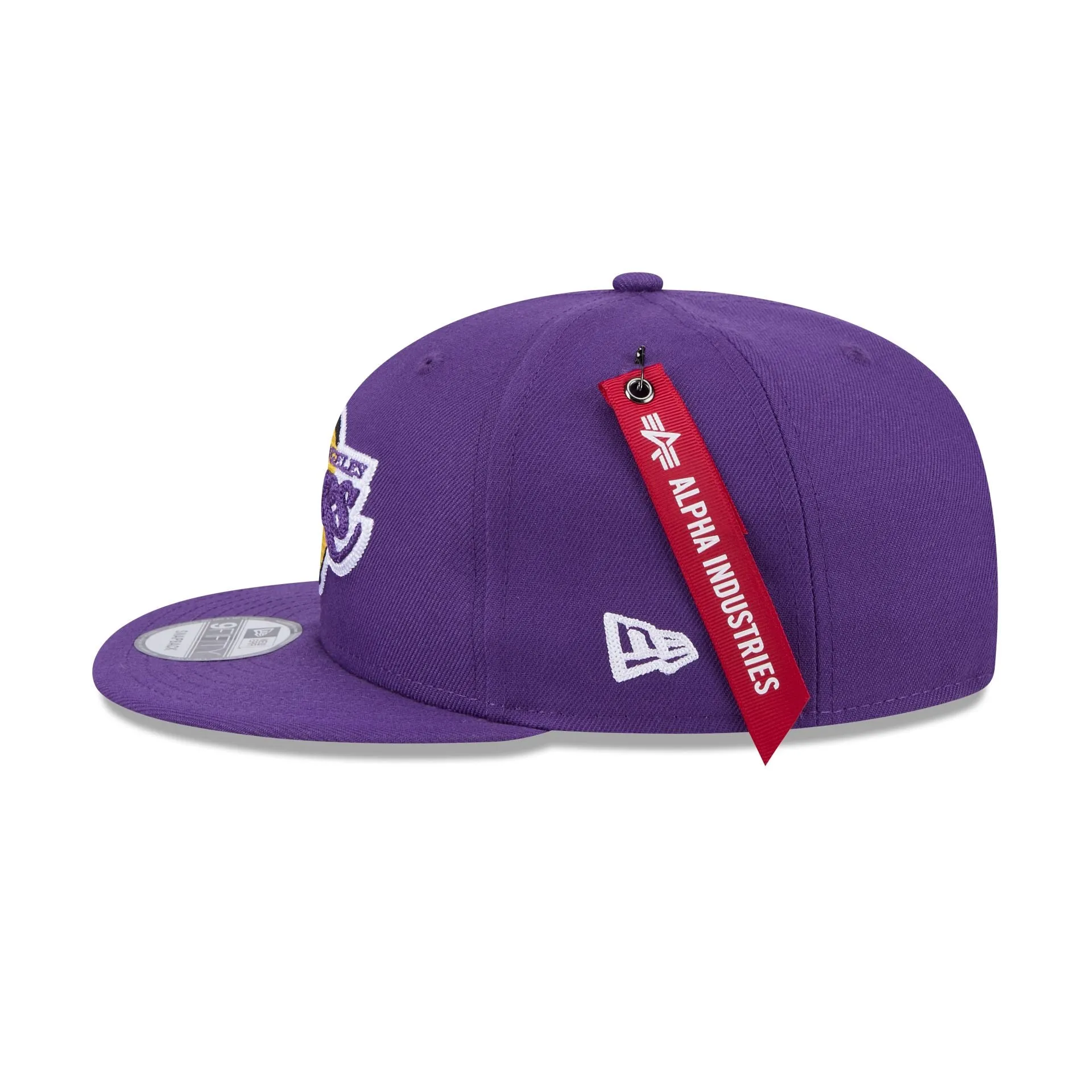 Alpha Industries x Los Angeles Lakers Purple 9FIFTY Snapback Hat