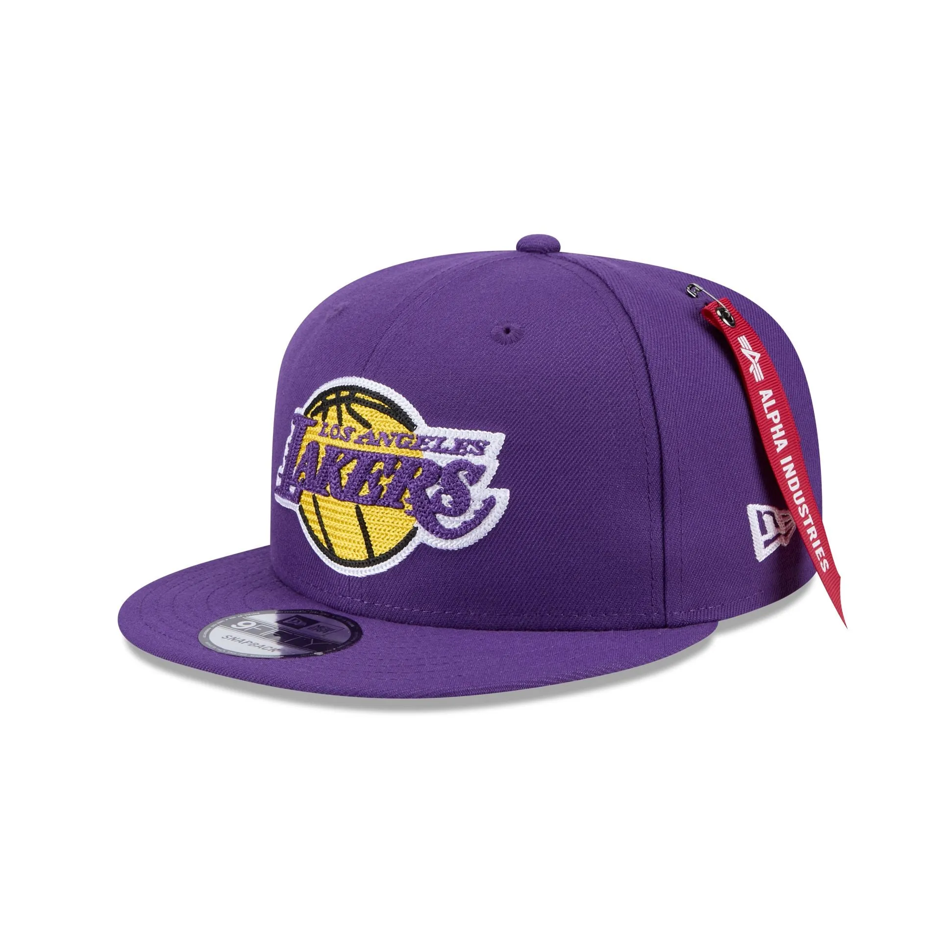 Alpha Industries x Los Angeles Lakers Purple 9FIFTY Snapback Hat