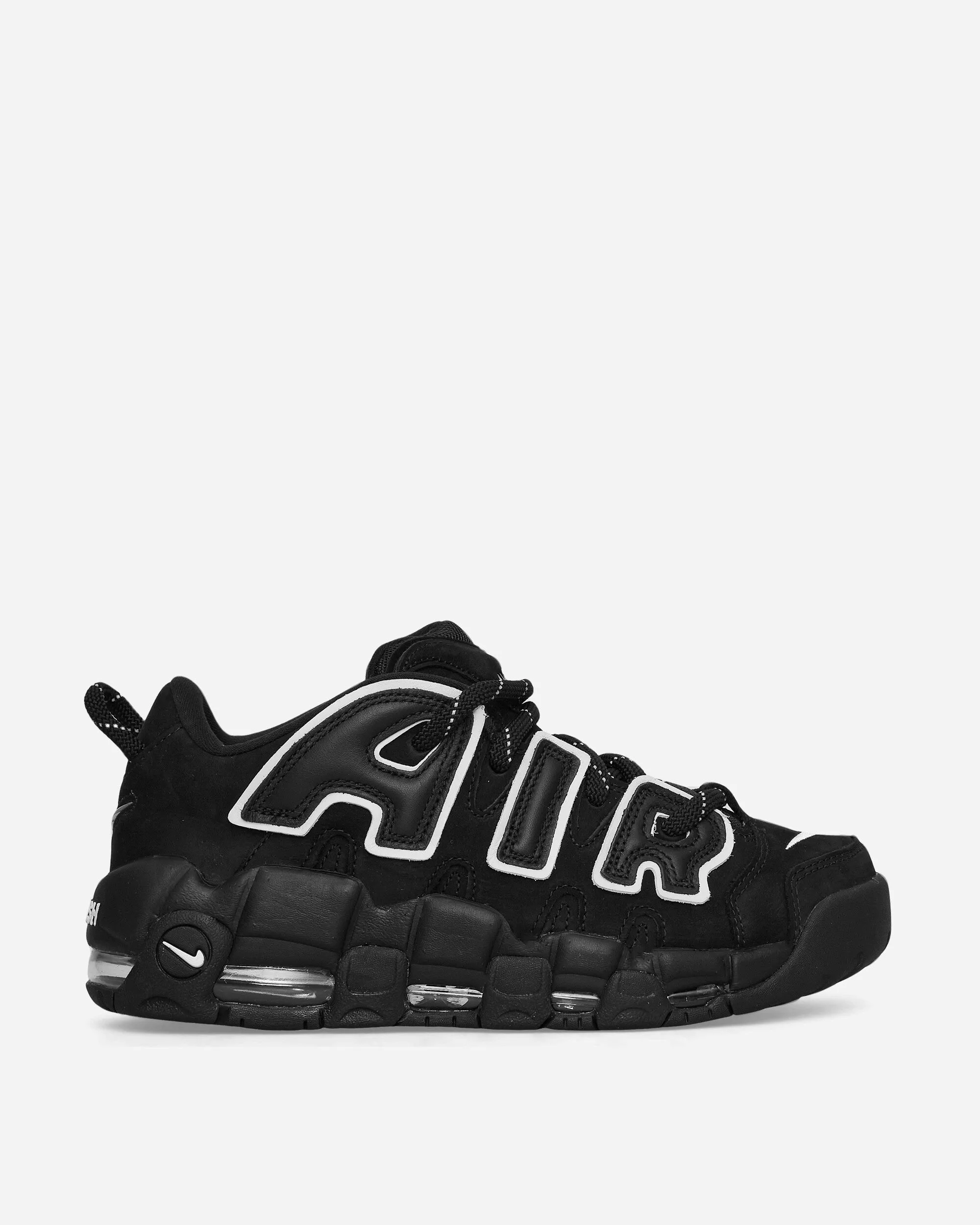 AMBUSH Air More Uptempo Low Sneakers Black / White