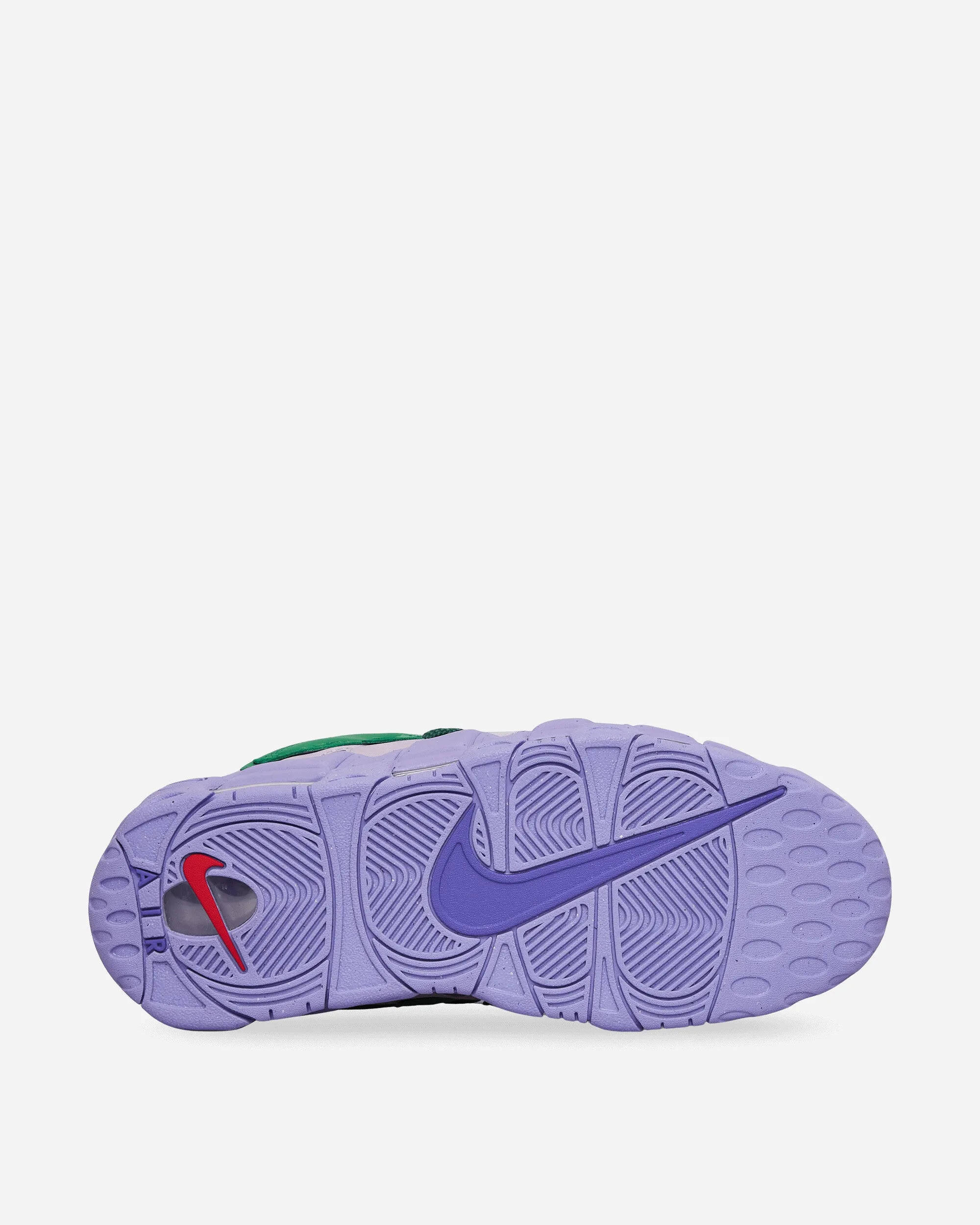 AMBUSH Air More Uptempo Low Sneakers Lilac / Apple Green