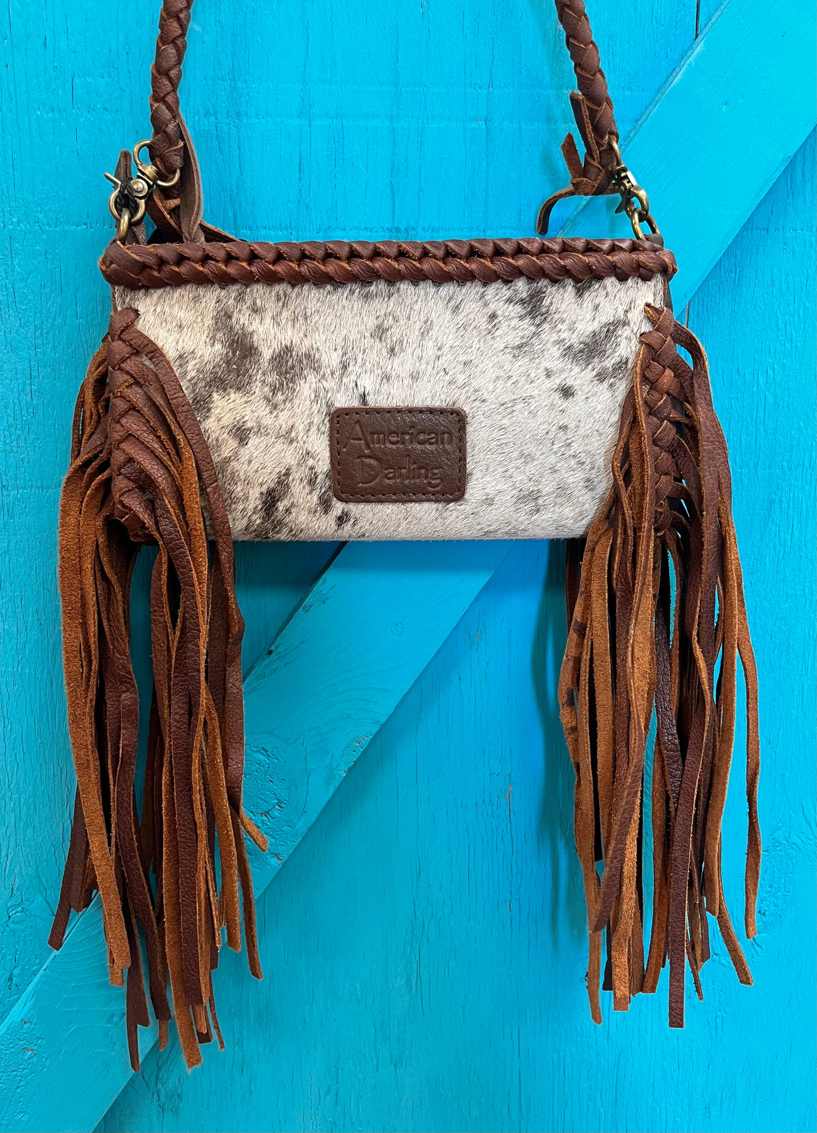 American Darling Hair On Cowhide Crossbody Purse ADBGM277C