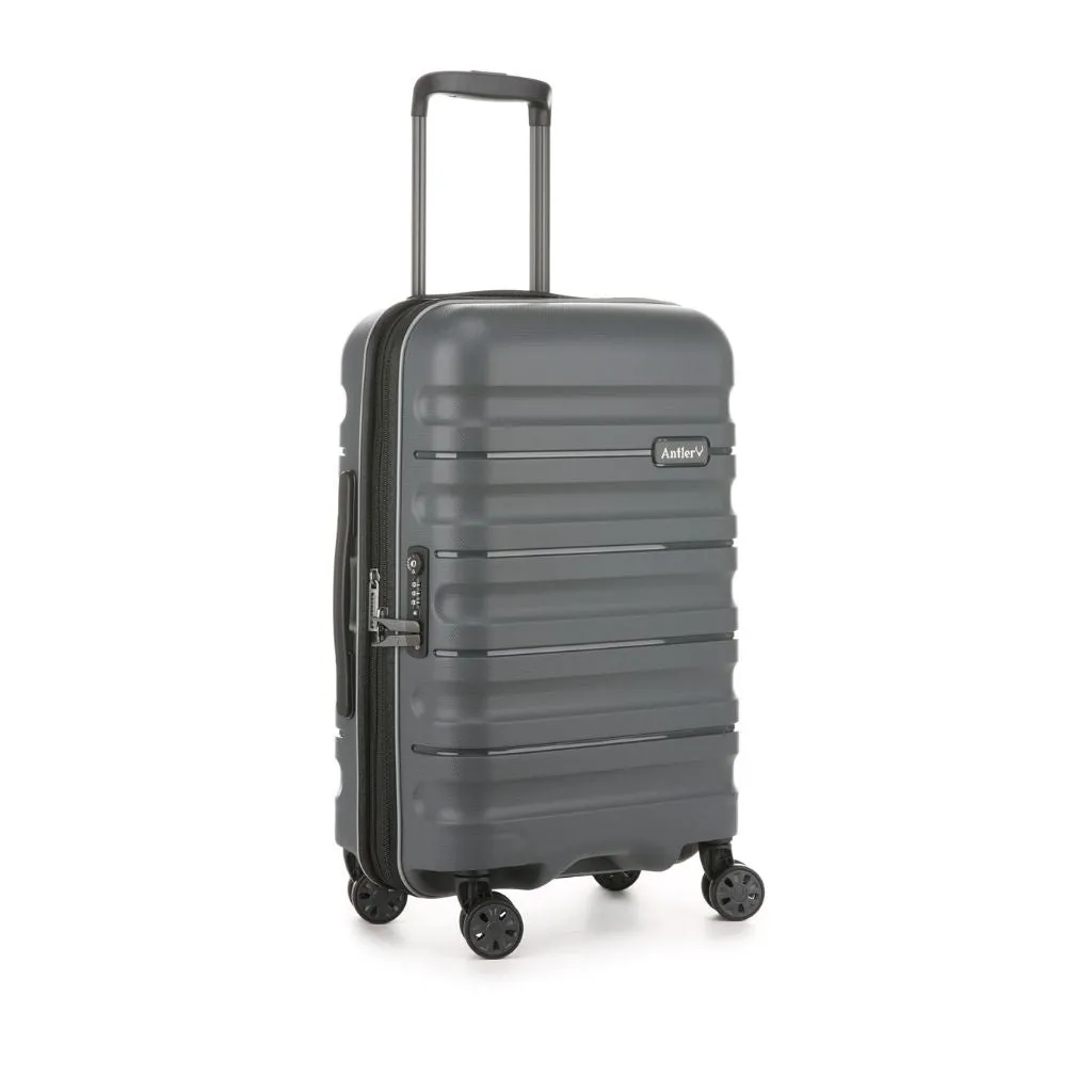 Antler Lincoln 56cm Carry On Hardsided Luggage - Charcoal