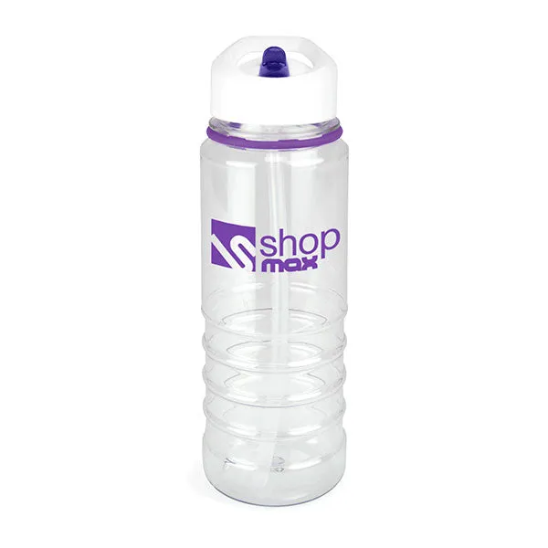 Aqueous Clear Drinks Bottle 750ml - Spot Colour