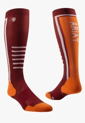 Ariat Uni Ariattek Slimline Performance Socks