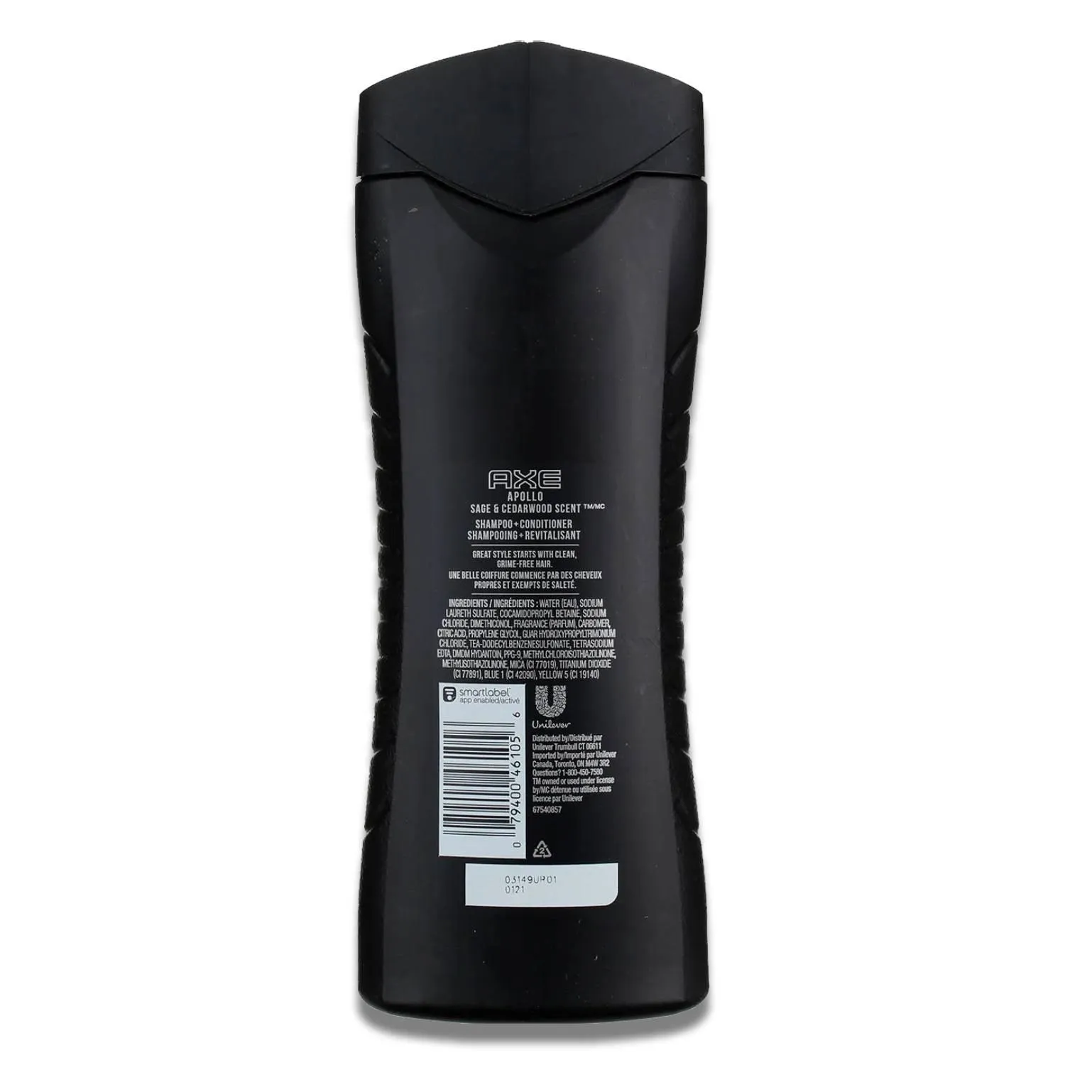 Axe - Hair Clean & Strong, 2 In 1 Shampoo   Conditioner, Apollo - 16 Oz - 4 Pack