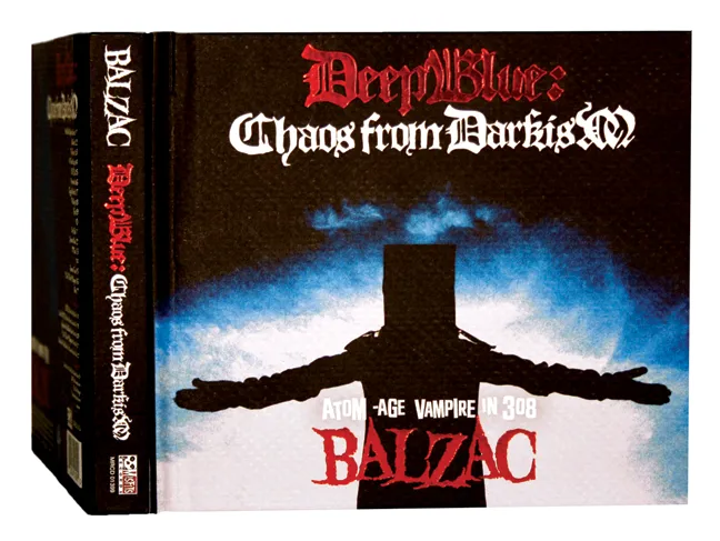 BALZAC “DEEP BLUE: CHAOS FROM DARKISM”  Ltd. Hardcover Book Collector’s Edition CD/DVD