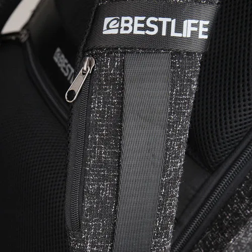 Bestlife Rich Fabric 15.6" Travel Safe Anti-Theft USB  Laptop Backpack