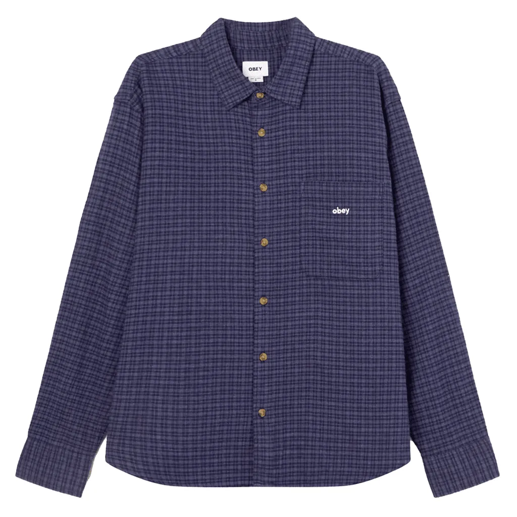 Bigwig knox woven shirt - Academy navy