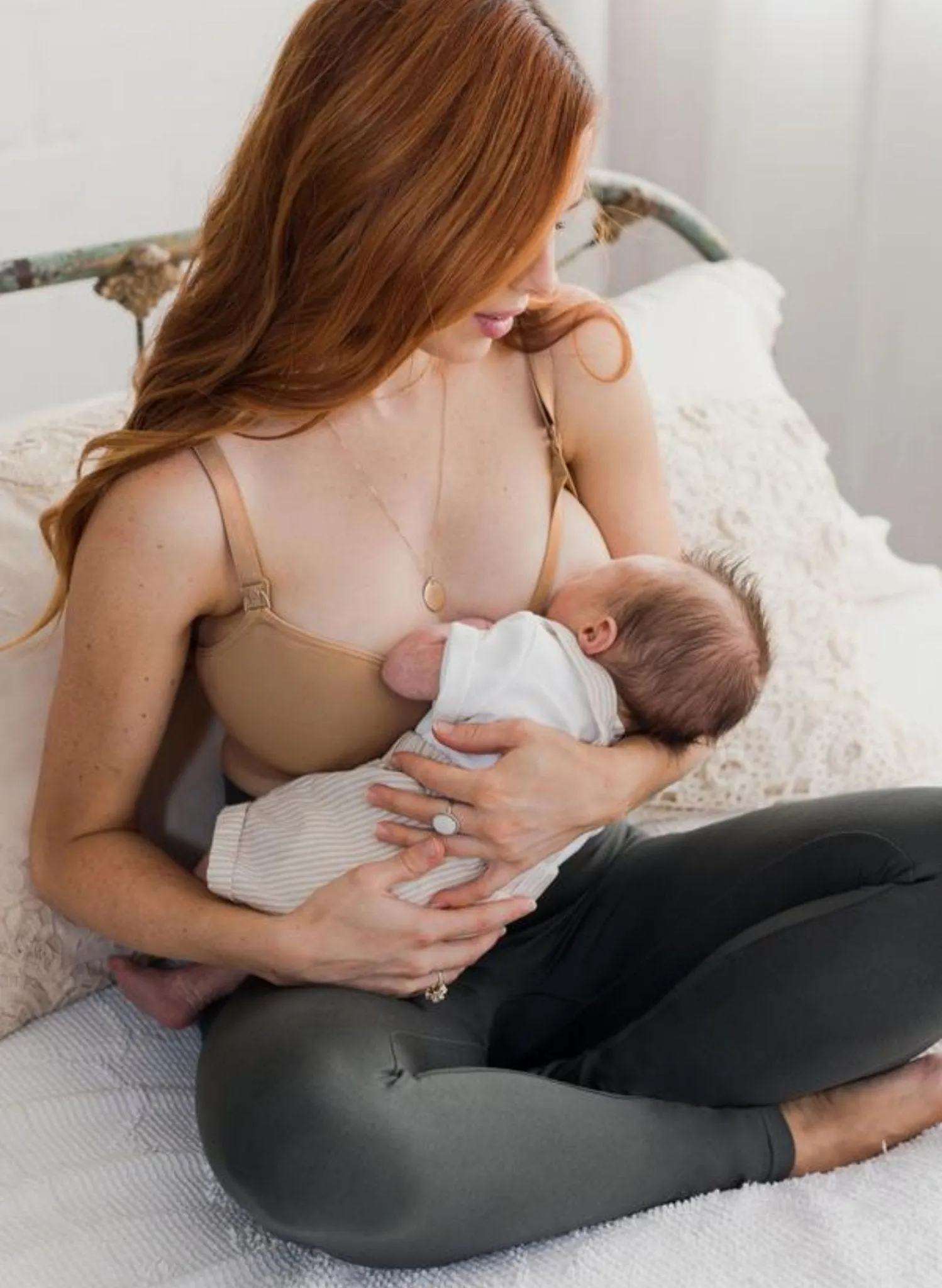 BLANQI Body Cooling Maternity & Nursing Bra - Tan