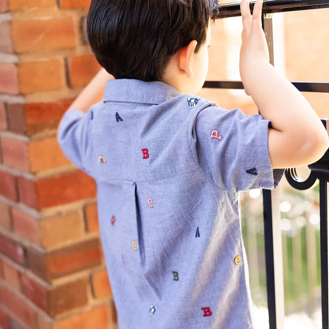 Boys Jack Shirt - Varsity Embroidery