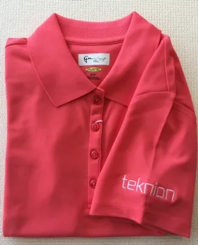 Branded Coral Golf Shirt WomanXL