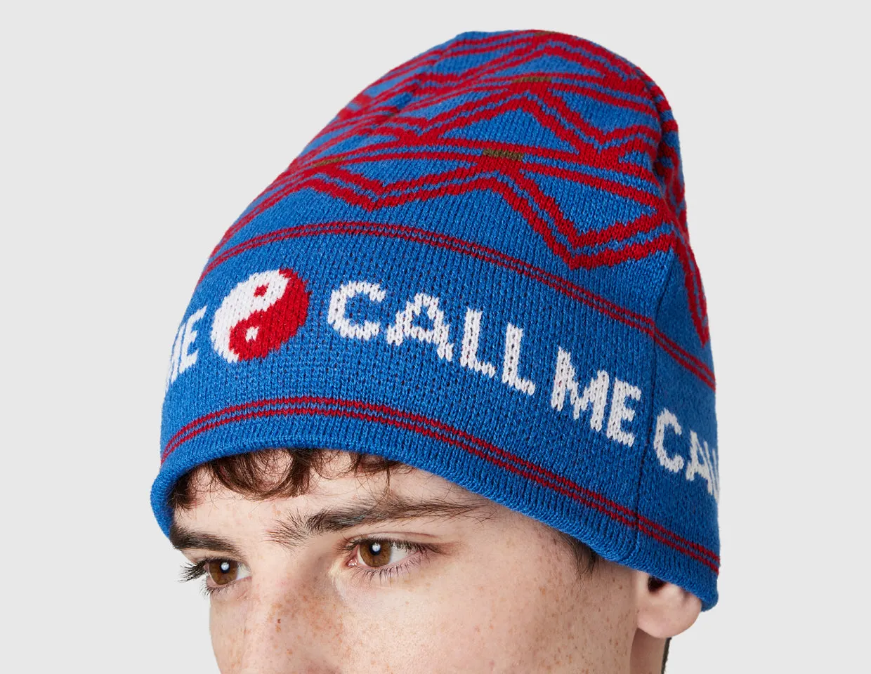 Call Me 917 Snowflake Beanie / Blue