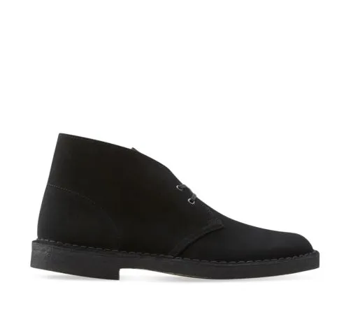 Clarks Desert Boot Black Suede 26107882