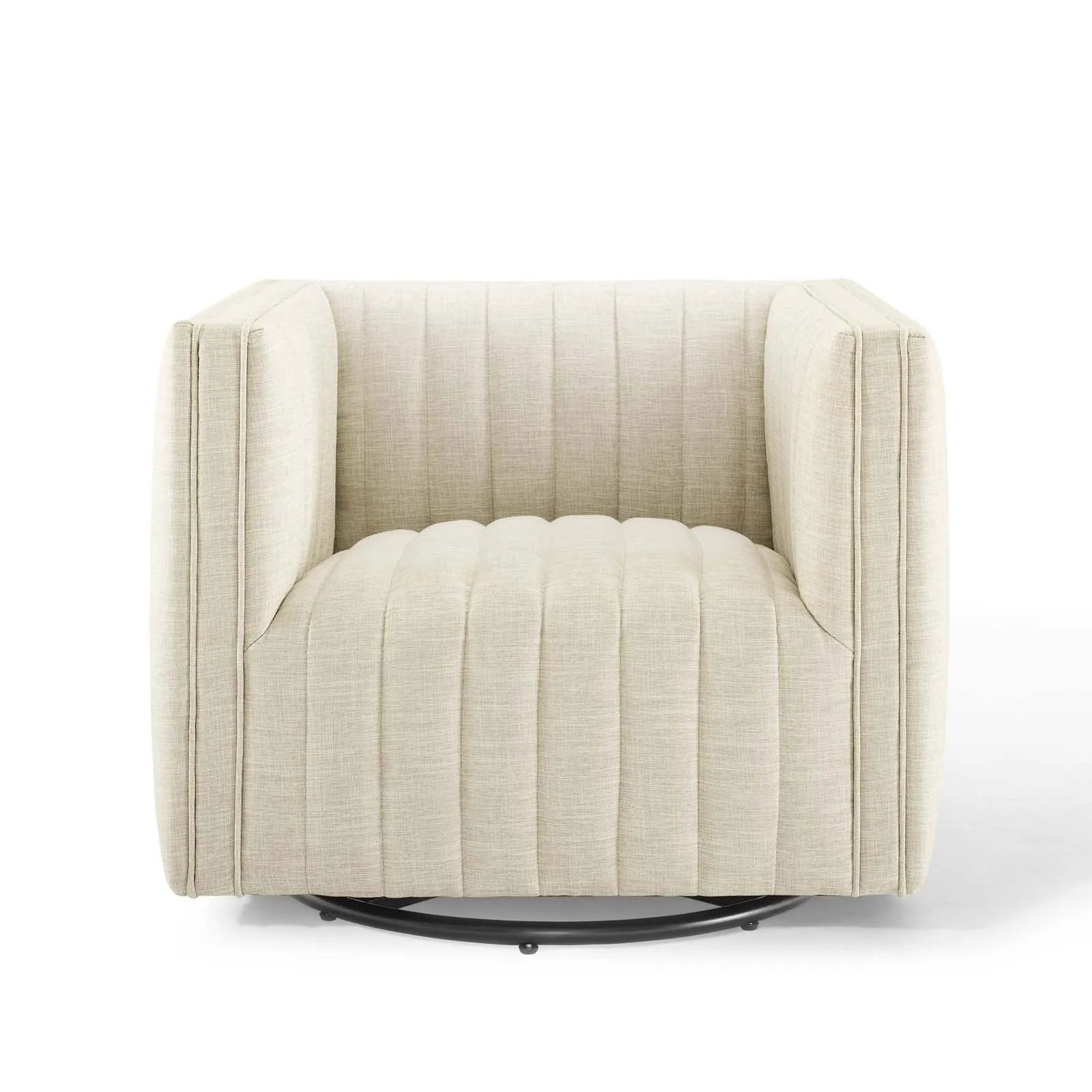 Conjure Tufted Swivel Upholstered Armchair by Modway