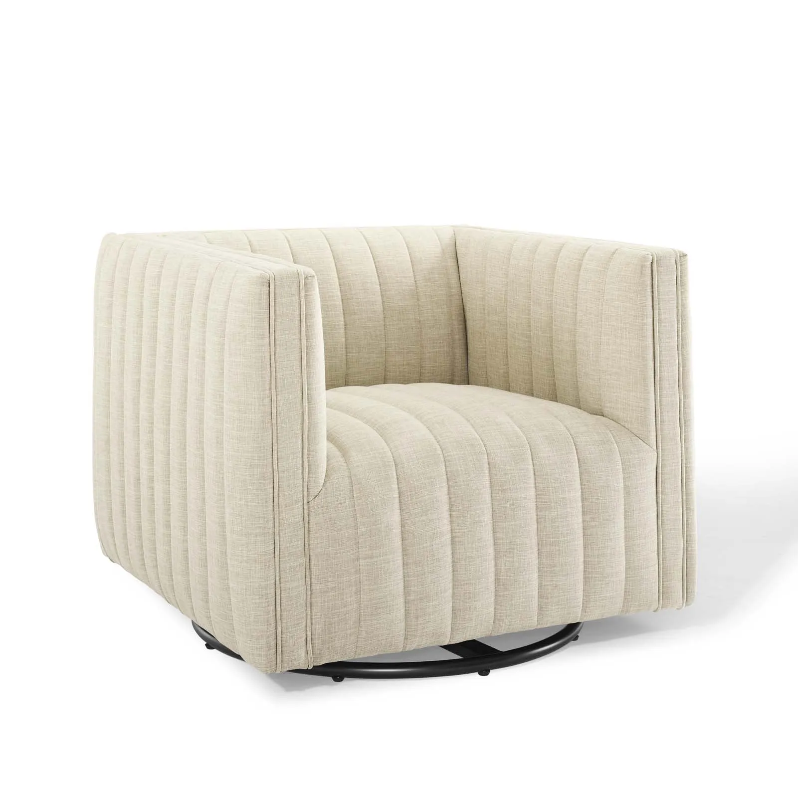 Conjure Tufted Swivel Upholstered Armchair by Modway