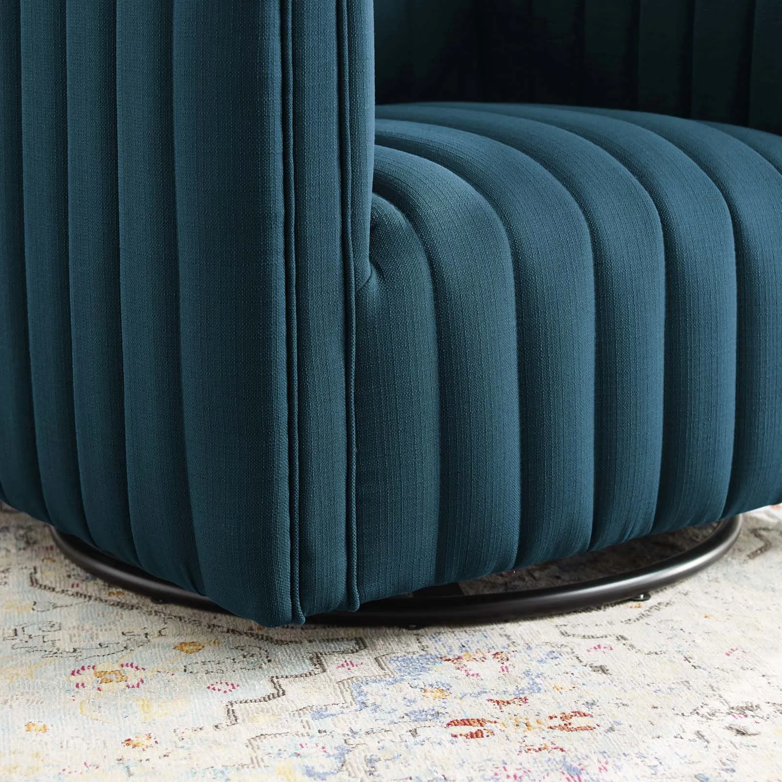 Conjure Tufted Swivel Upholstered Armchair by Modway