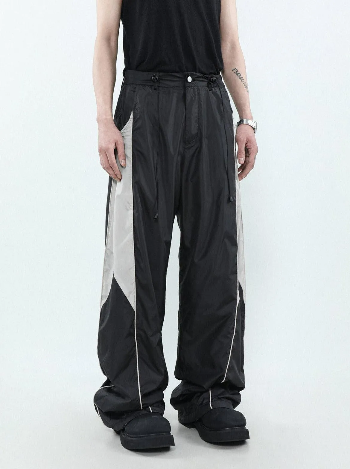 Contrast Side Seam Sports Pants