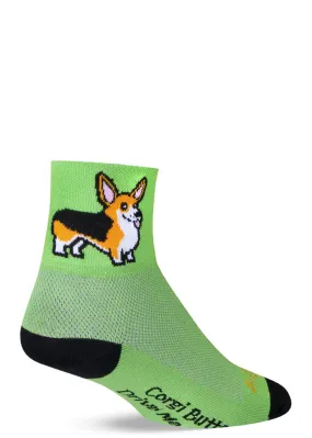 Corgi Butts Drive Me Nuts Socks