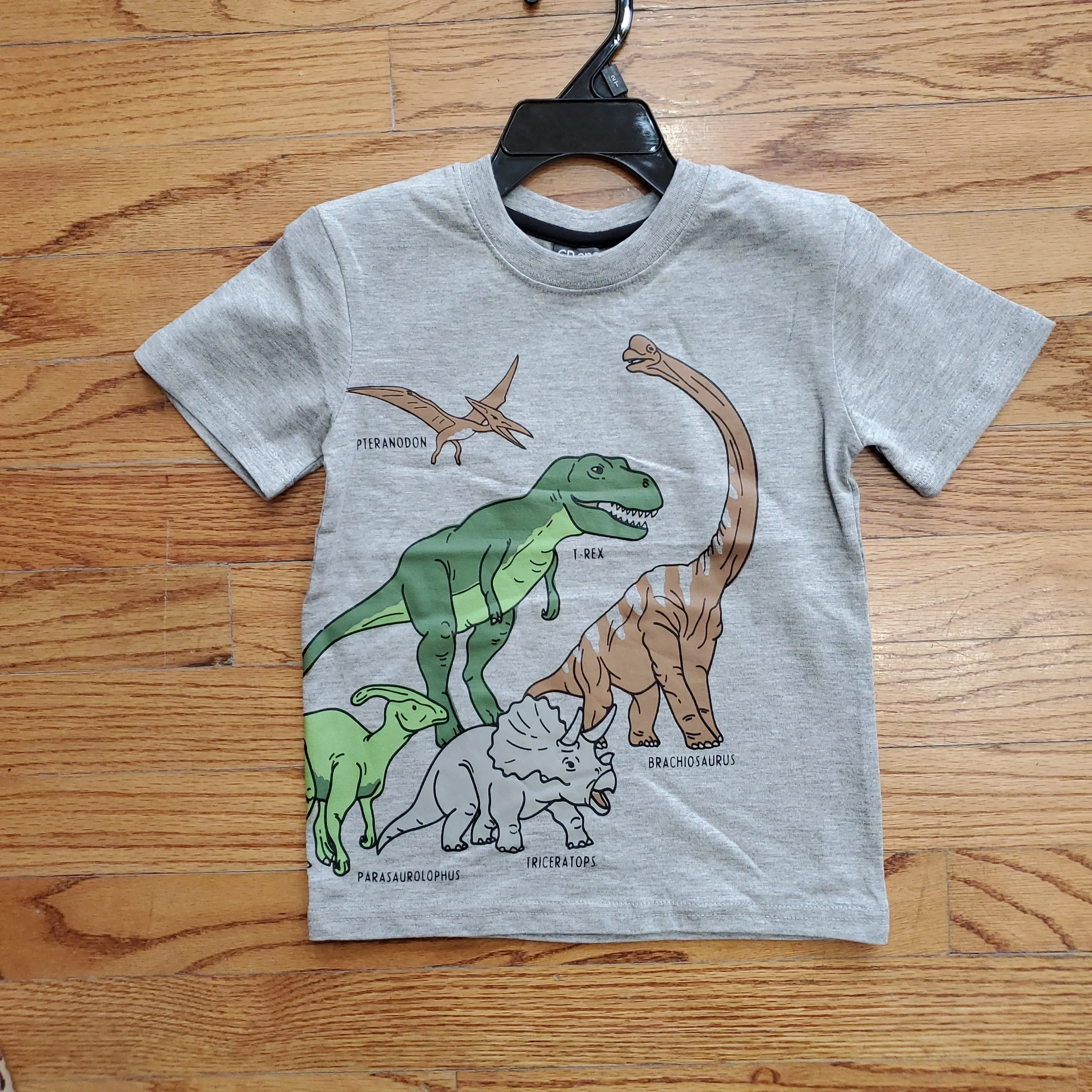 CR Sports Gray Dino T-shirt