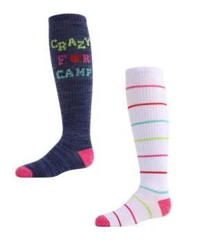 Crazy for Camp Knee High Socks 2-Pack