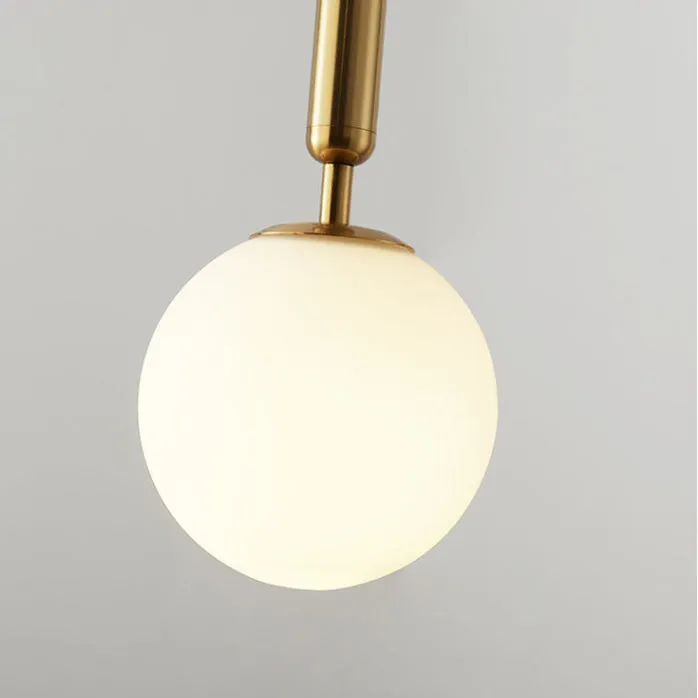 Dimpled Glass Globe Pendant Light