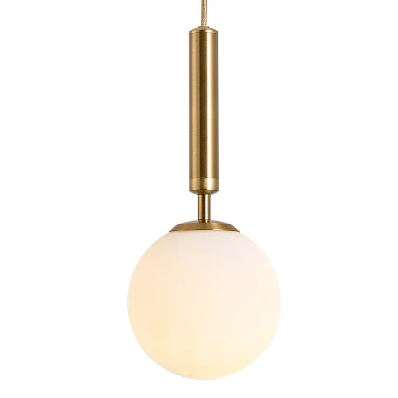 Dimpled Glass Globe Pendant Light