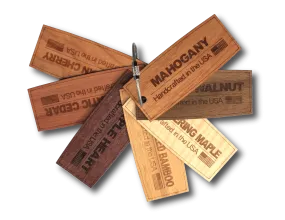 Distributor Self-Promo Sticker Special (100 Real Wood Stickers)