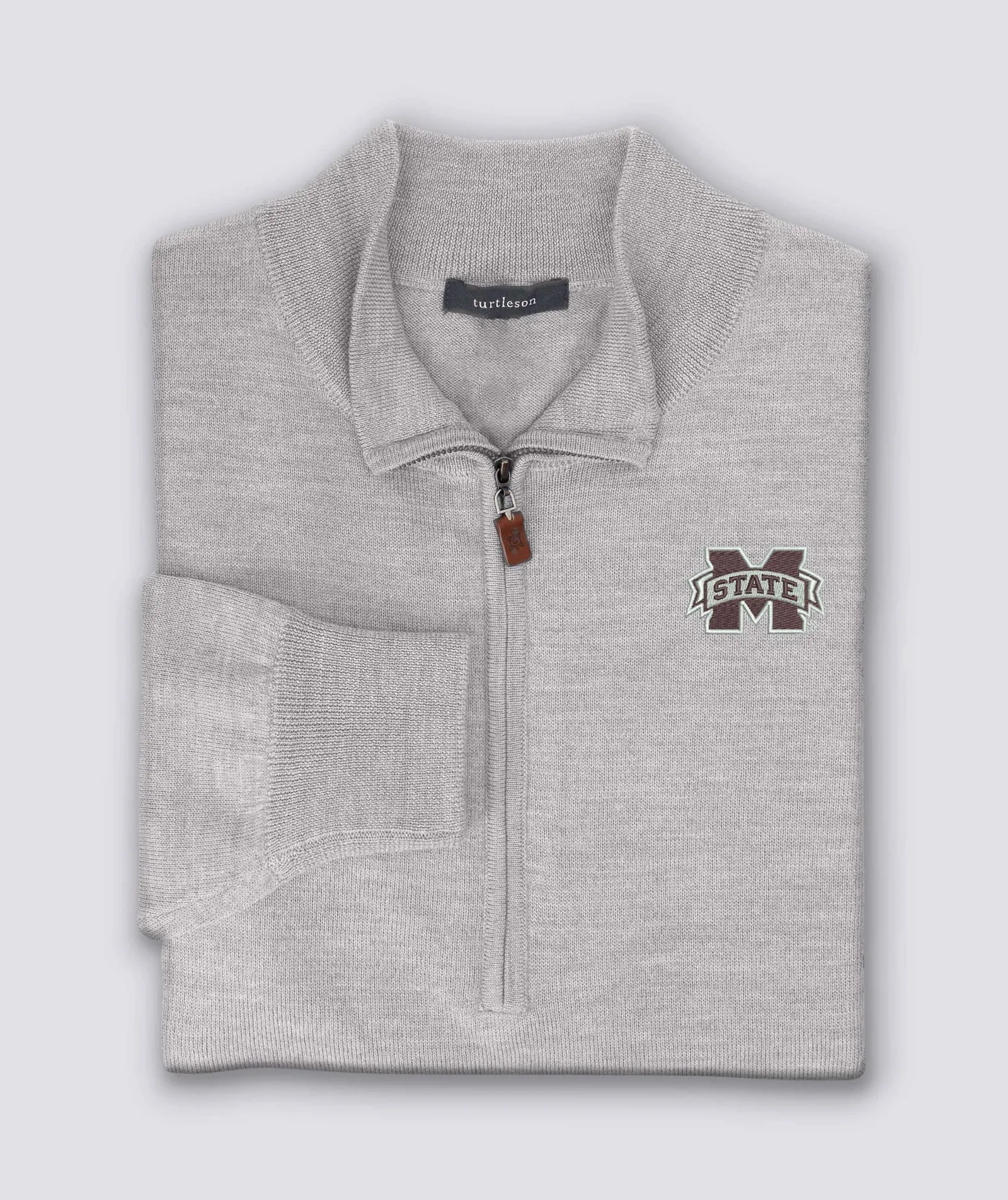 Extra Fine Merino Quarter-Zip - Mississippi State University