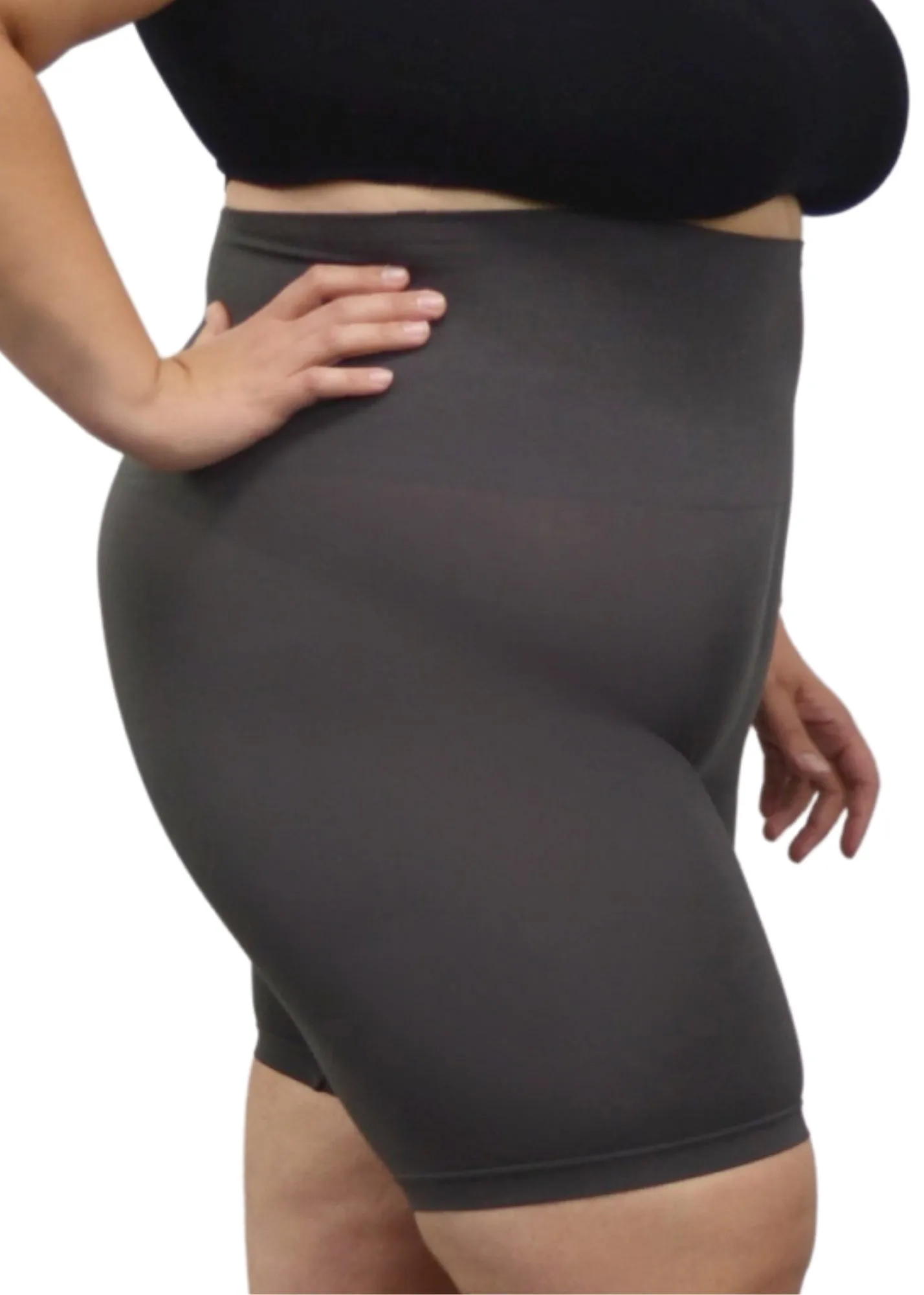 High-Waist Bike Shorts - Curvy Fit