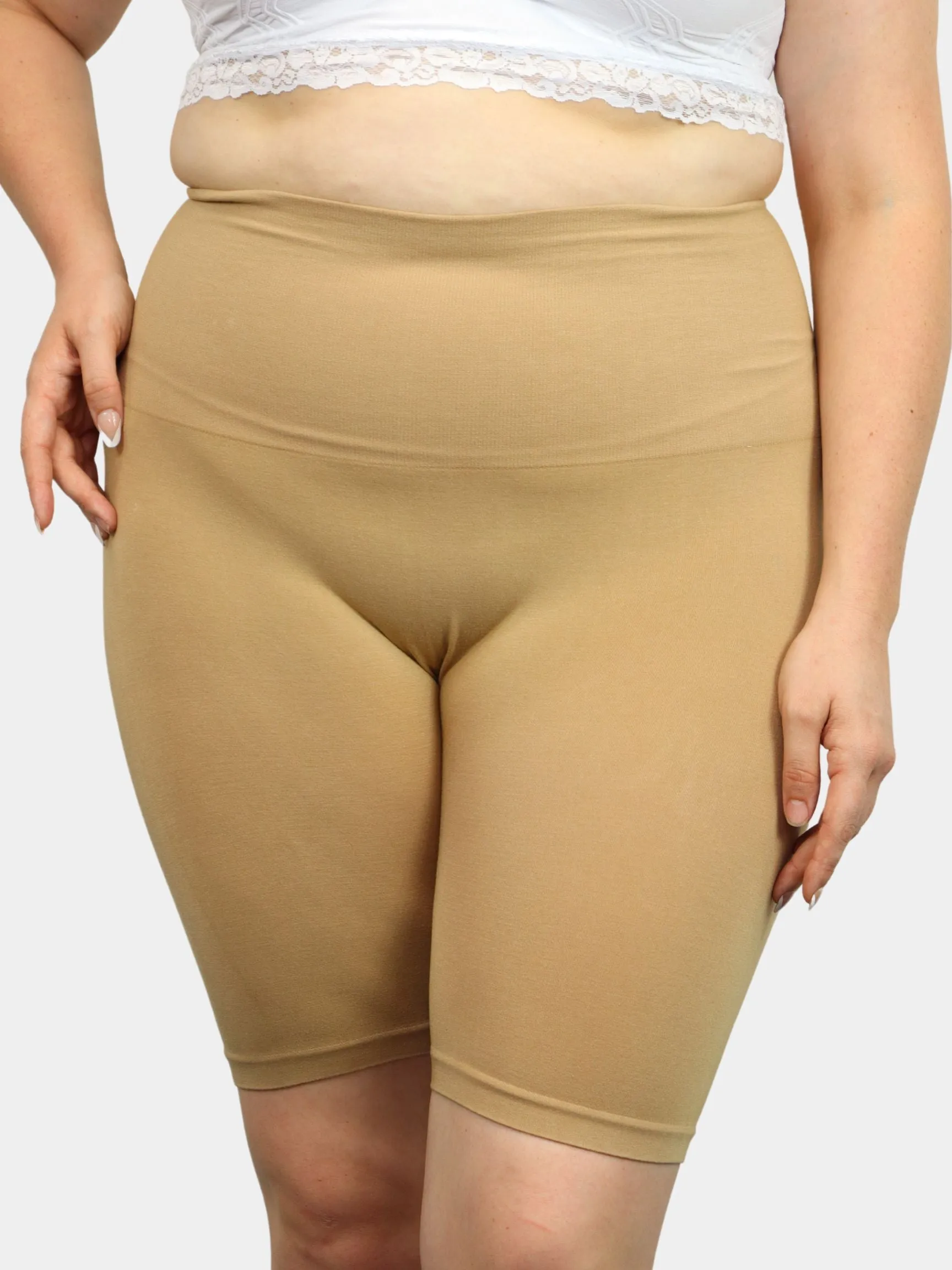 High-Waist Bike Shorts - Curvy Fit