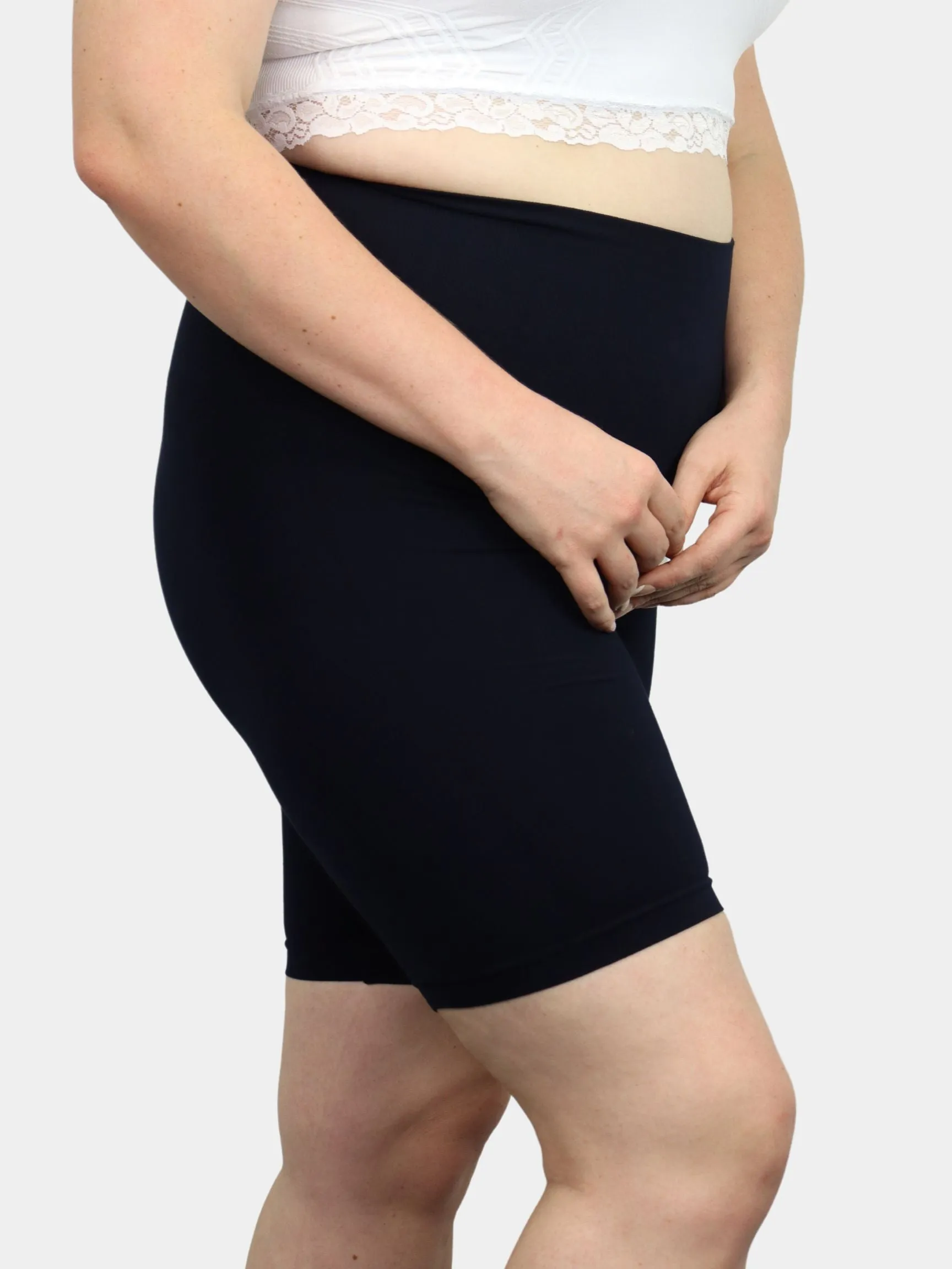 High-Waist Bike Shorts - Curvy Fit