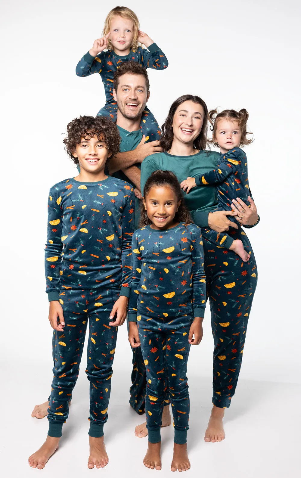 Holiday Garland Matching Family Pajamas