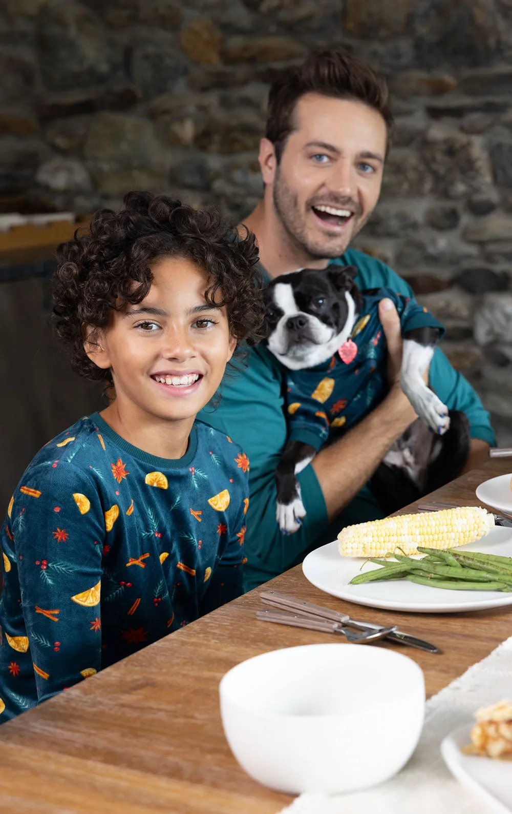 Holiday Garland Matching Family Pajamas