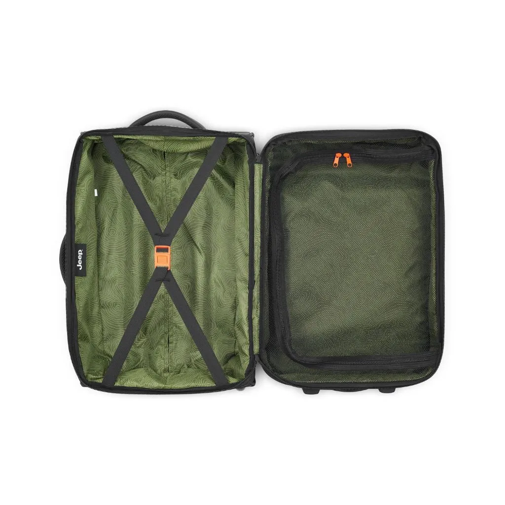 Jeep 2-Wheel - 55 cm Rolling Duffle Bag - Grey Drizzle