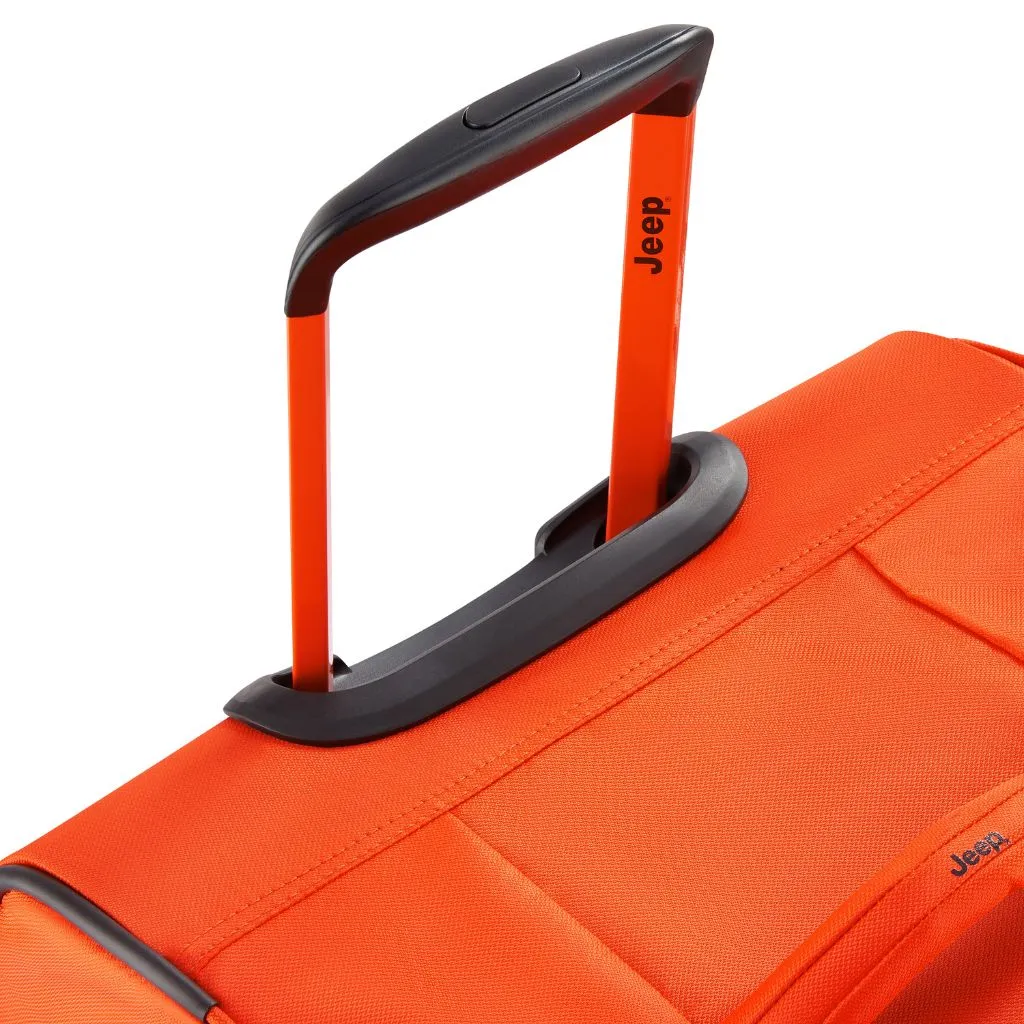 Jeep 83 cm Duel Wheel Lightweight Large Duffle Bag - Orange