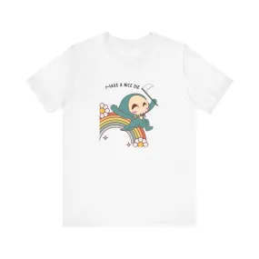 Kawaii Grim reaper Unisex Jersey Short Sleeve Tee